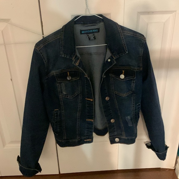 Moto Jeans denim jacket - Picture 1 of 6